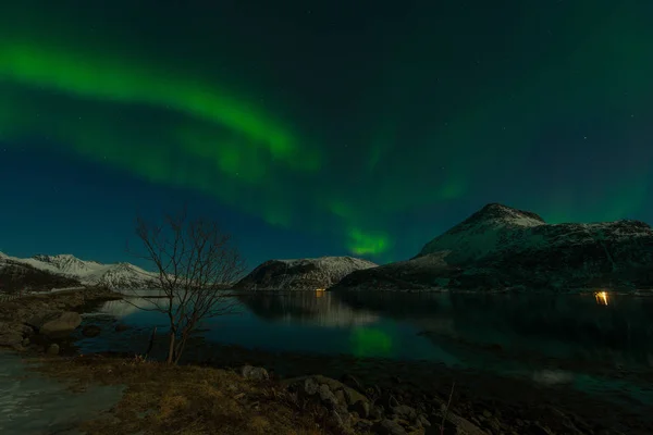 Norwegia Tle Krajobrazu — Zdjęcie stockowe
