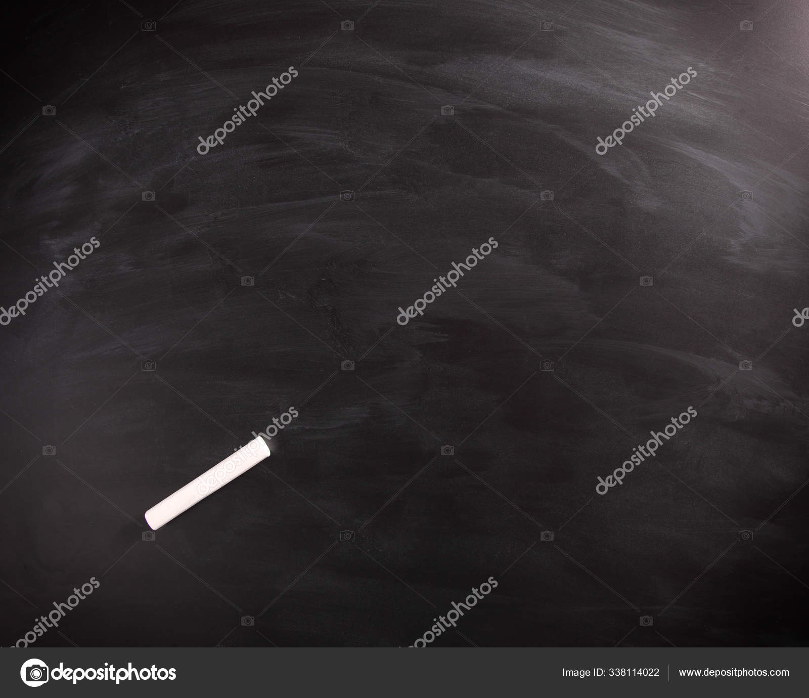 Conceptual Empty Black Chalkboard Chalk Stick Top Emphasizing Copy Space  Stock Photo by ©PantherMediaSeller 338114022