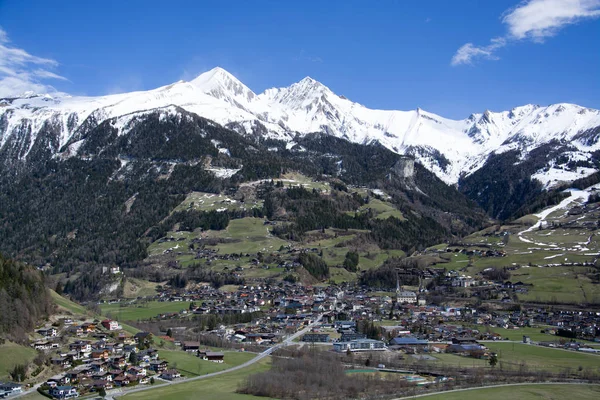 Légi Felvétel Matrei Kelet Tirol Ausztria — Stock Fotó