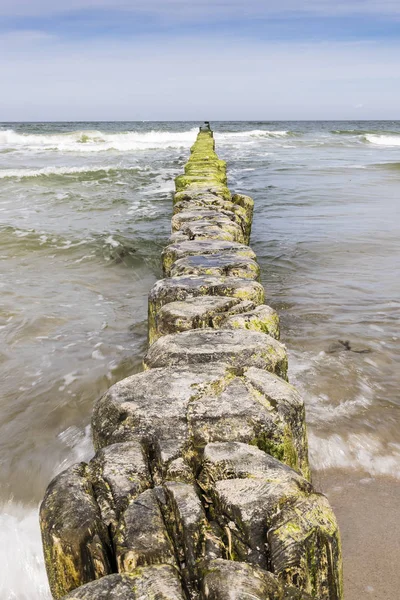 Mole Der Ostseeküste Deutschland — Stockfoto