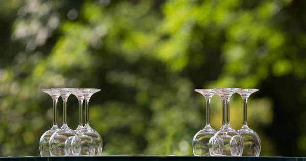 Big Wine Glasses Decanter — Stock Photo, Image