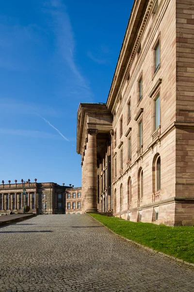 Palais Wilhelmshoehe Galerie Des Anciens Maîtres Kassel Bâtiment Principal Colonnes — Photo