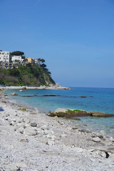 Plage Rocheuse Sur Capri — Photo