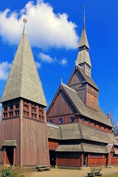 Gustav Adolf Stave Kostel Hahnenklee Harz — Stock fotografie