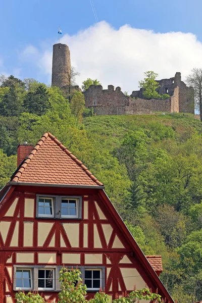 Burgruine Windeck Weinsheimer Altstadt — Stockfoto