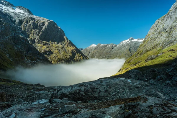 Gertrude Vadisi Fiordland Ulusal Parkı Yeni Zelanda — Stok fotoğraf