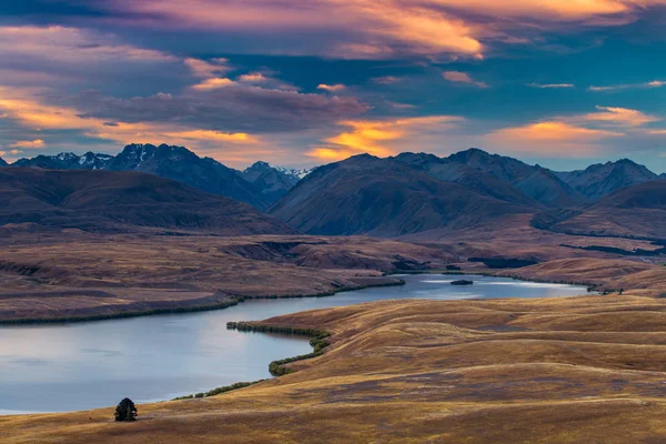 Danau Alexandrina Danau Tekapo Canterbury Zealand Baru — Stok Foto