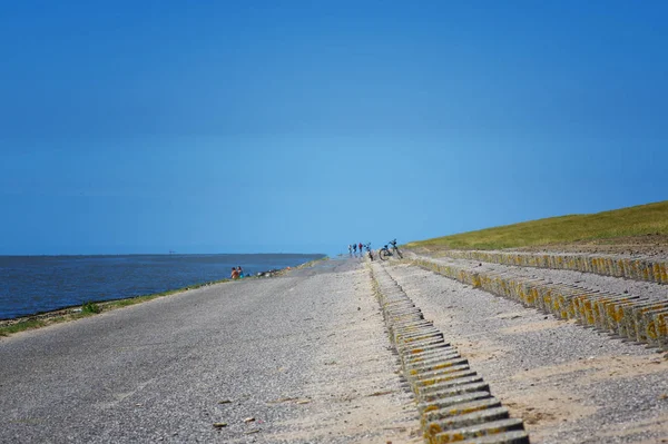 Costa Nord Del Mare Faro Pilsum — Foto Stock