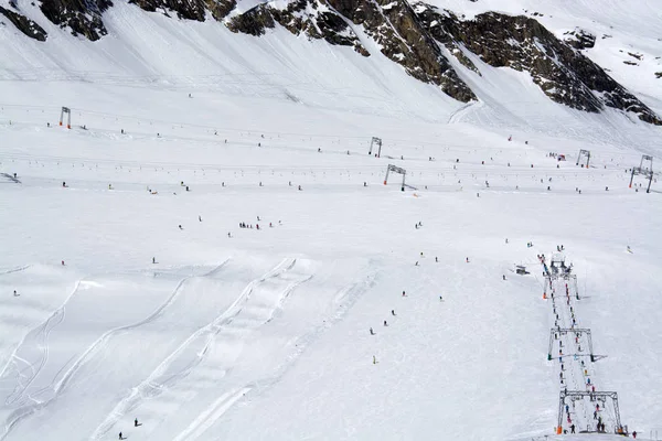 Skiën Berg — Stockfoto