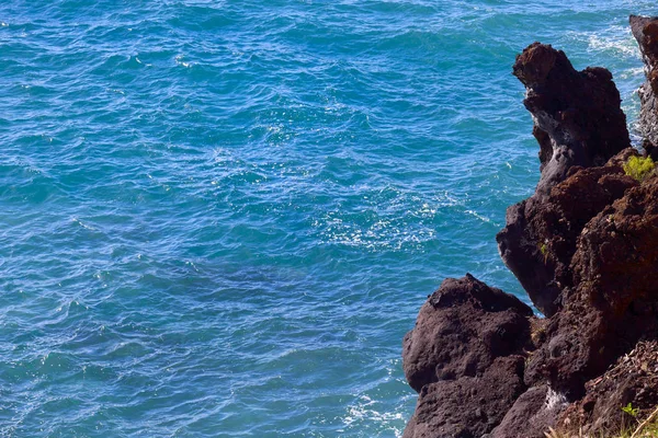 Uitzicht Atlantische Oceaan Stad Costa Adeje Tenerife Canarische Eilanden Spanje — Stockfoto