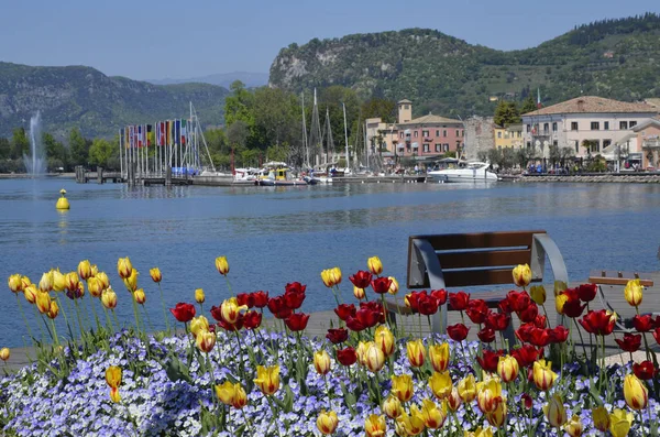 Promenade Aan Het Gardameer Bardolino — Stockfoto