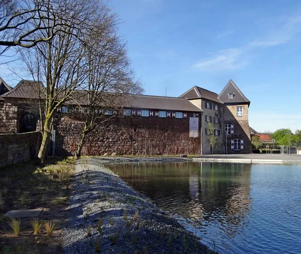 Malebný Pohled Majestátní Středověkou Architekturu — Stock fotografie