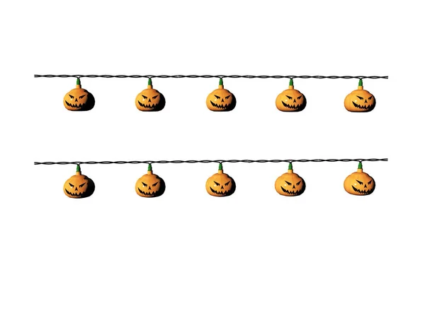 Halloween Light Chain Isolated — Stock Photo, Image