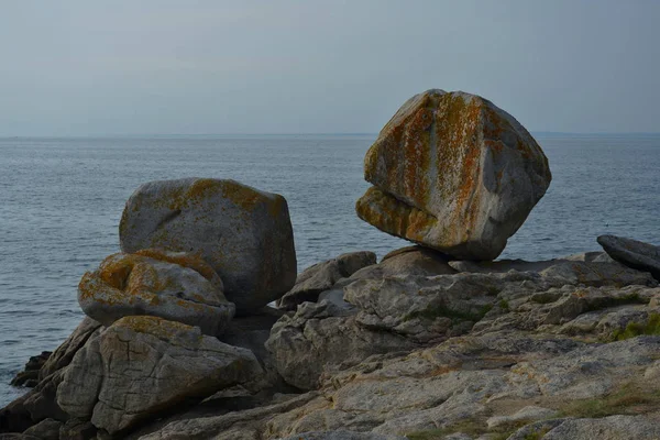 Brittany Frances Severozápadní Region Kopcovitý Poloostrov Táhnoucí Atlantskému Oceánu — Stock fotografie