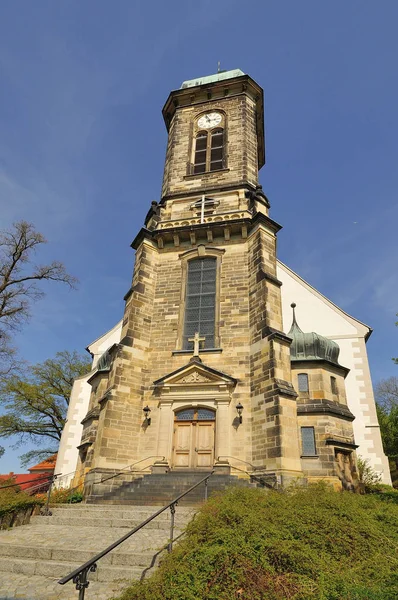 Igreja Cidade Stolpen — Fotografia de Stock
