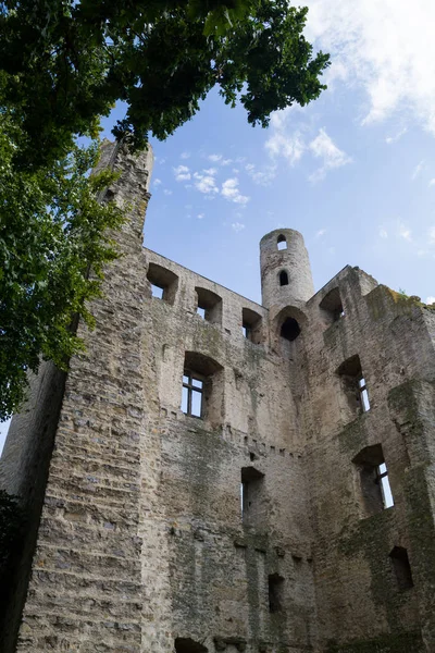 Saalfeld Burganlage Hohe Schwarm – stockfoto