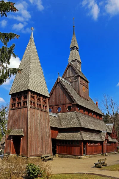 Gustav Adolf Stabkirche Hahnenklee Harz - Stock-foto