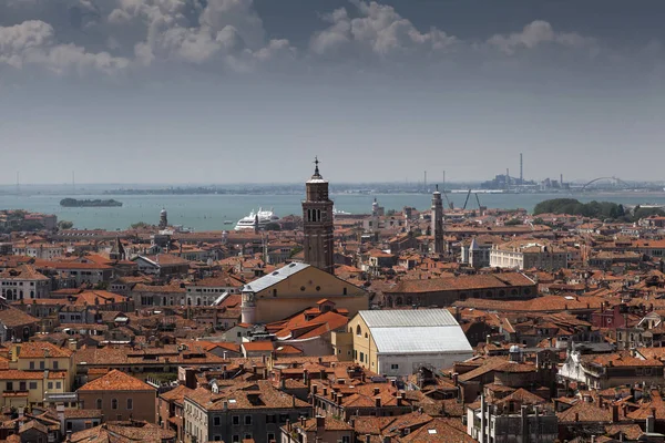 야영지에서 바라본 베네치아의 — 스톡 사진