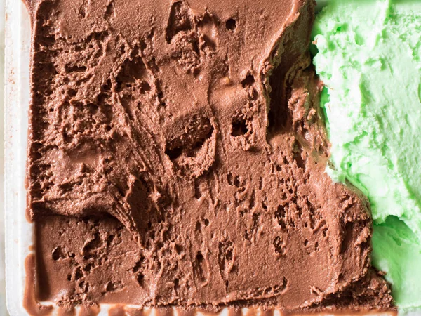 Chocolate Menta Helada Alimentos —  Fotos de Stock