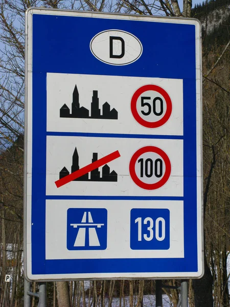 Дорожные Знаки Городе Стокхольм — стоковое фото