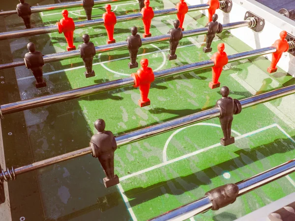 Vintage Buscando Futbolín También Conocido Como Futbolín Futbolín Del Alemán — Foto de Stock