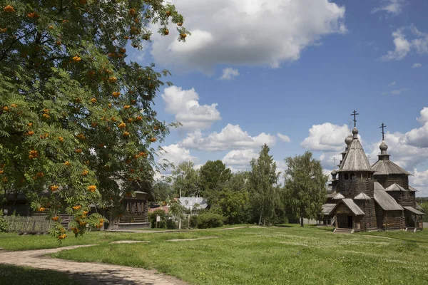 Suzdal的木制建筑博物馆 — 图库照片