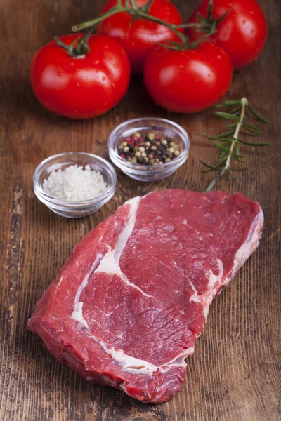 Rauwe Sappige Rundvlees Steak — Stockfoto