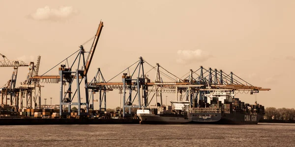 Cidade Porto Hamburgo Alemanha — Fotografia de Stock