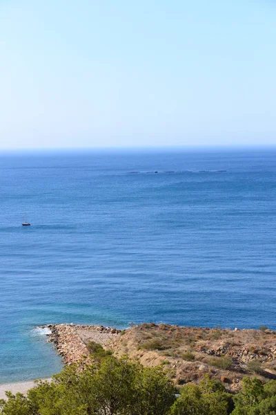 Água Mar Azul Espanha Praia — Fotografia de Stock