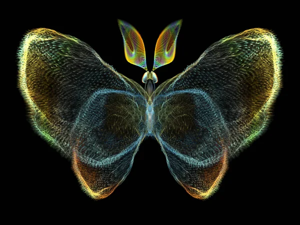 Never Were Butterflies Series Visually Pleasing Composition Isolated Butterfly Patterns — Stock Photo, Image