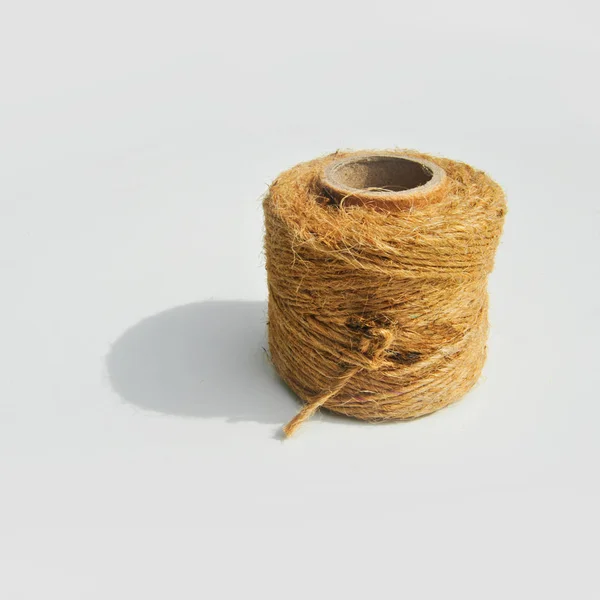 Spool Thread White Background — Stock Photo, Image