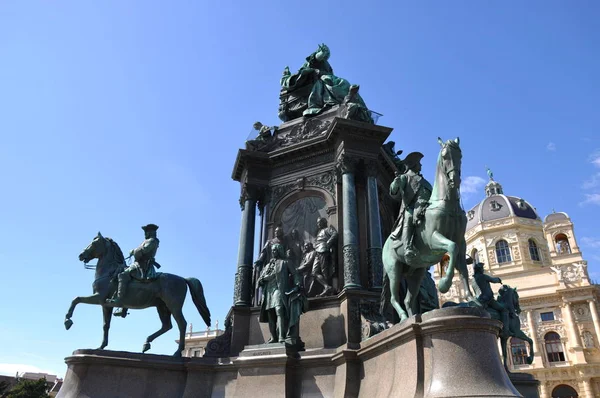 Franz Stephan Memorial Reiterdenkmal Viyana Hofburg — Stok fotoğraf