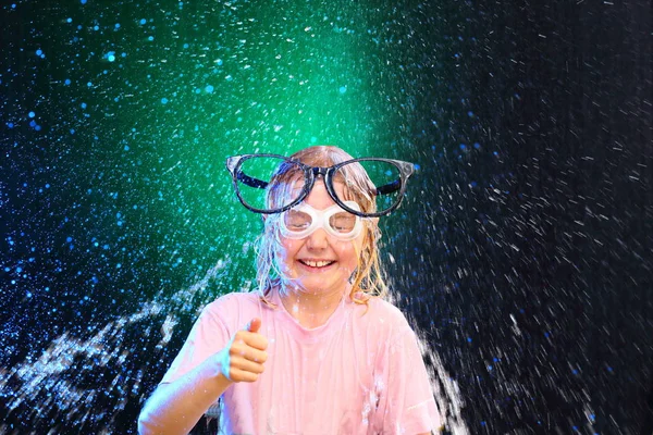 Schattig Kinderportret Gelukkig Kinderconcept — Stockfoto