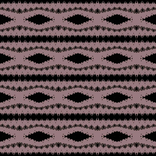 Abstract Geometric Vintage Background Seamless Ornate Diamond Pattern Pink Black — Stock Photo, Image