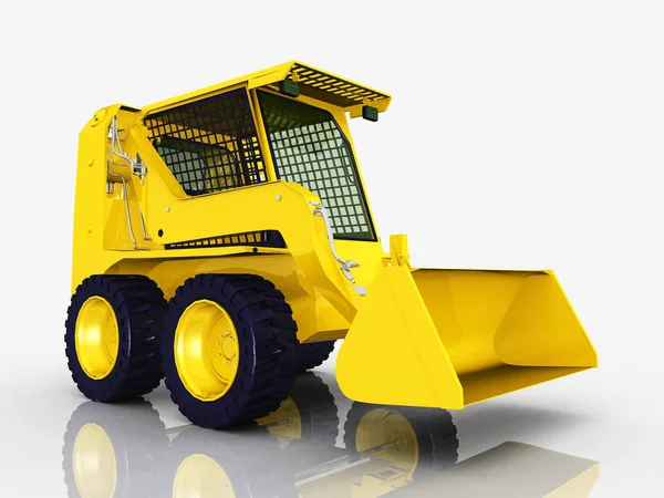 Computer Generated Illustration Skid Steer Loader — Stock Photo, Image