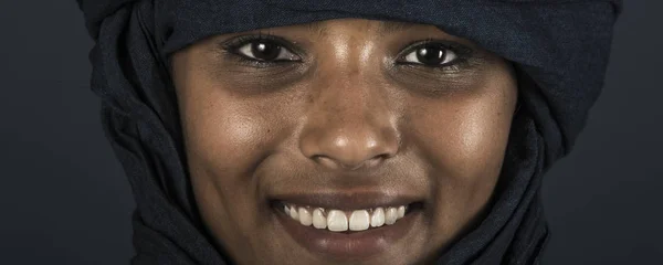 Tuareg Girl Targia Chech Algerian Origin — Stock Photo, Image