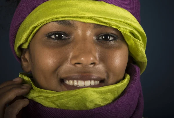 Tuareg Girl Targia Chech Algerian Origin — Stock Photo, Image