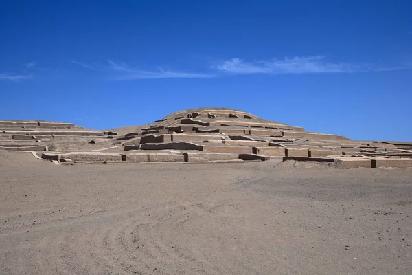 Complesso Piramidale Cahuachi Vicino Nazca Perù Meridionale — Foto Stock