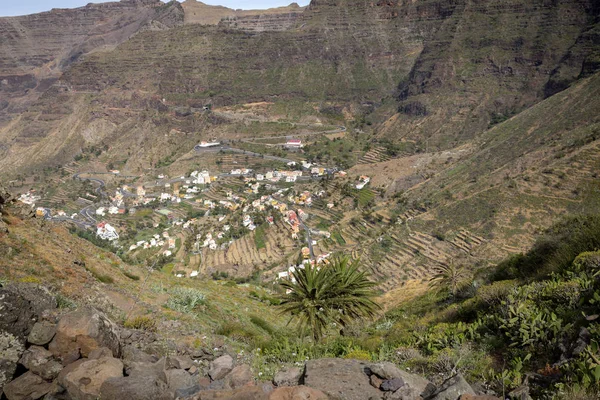 Dorf Auf Der Insel Gomera Spanien — Stockfoto