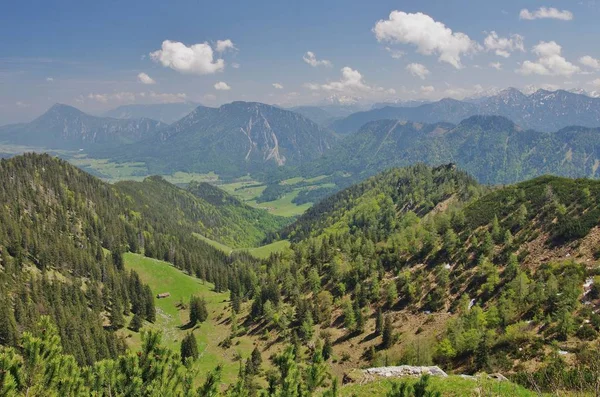 Uitzicht Alpen Vanaf Het Terras Van Hochfelln — Stockfoto