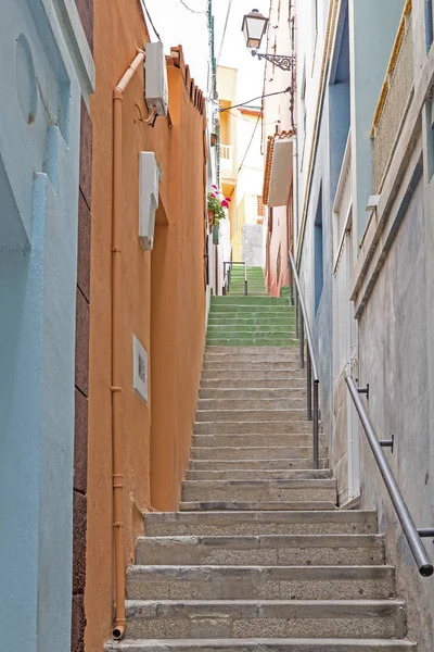 ゴメラの村の絵のような階段 — ストック写真