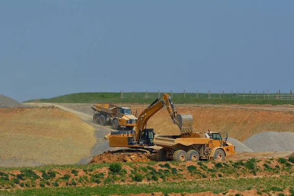Heavy Work Equipment Quarry — Stock Photo, Image