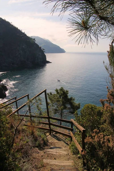 Sendero Costa Liguria — Foto de Stock