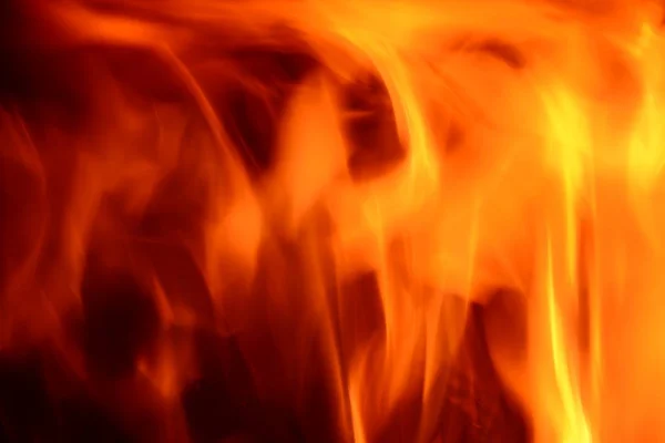 赤いオレンジの炎火の炎 — ストック写真