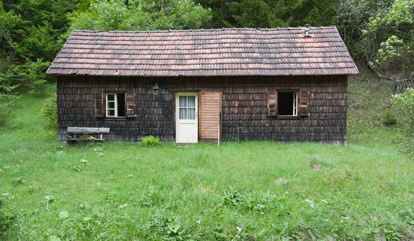 Altes Verlassenes Bauernhaus Mitten Nirgendwo — Stockfoto
