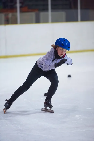 Детский Конькобежный Спорт — стоковое фото