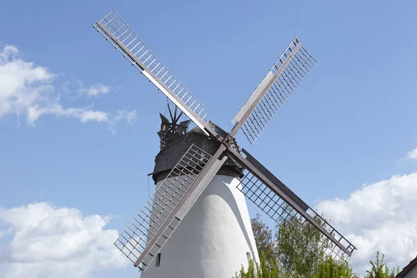 Młyn Wiatrowy Duetzen Minden Niemcy Jest Częścią Westphalia Mill Street — Zdjęcie stockowe