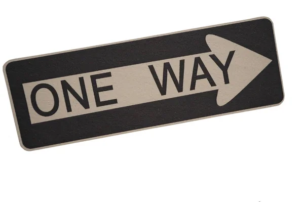 American One Way Street Sign Oneway — стоковое фото