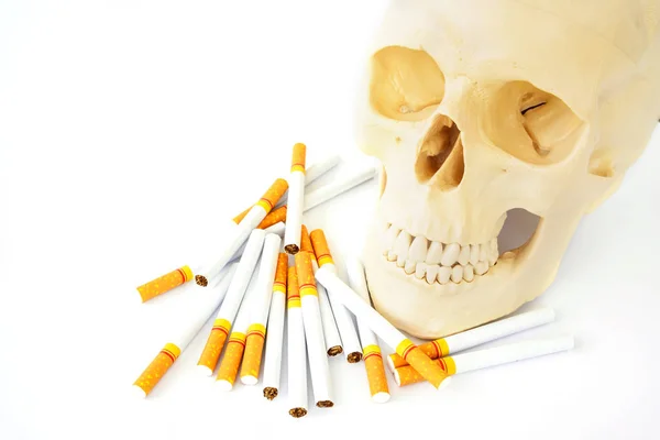 Tabaco Mata Deja Fumar Concepto Fumar —  Fotos de Stock