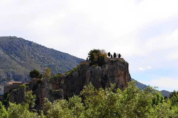 Die Burggruppen Guadalest Costa Blanca Spanien — Stockfoto